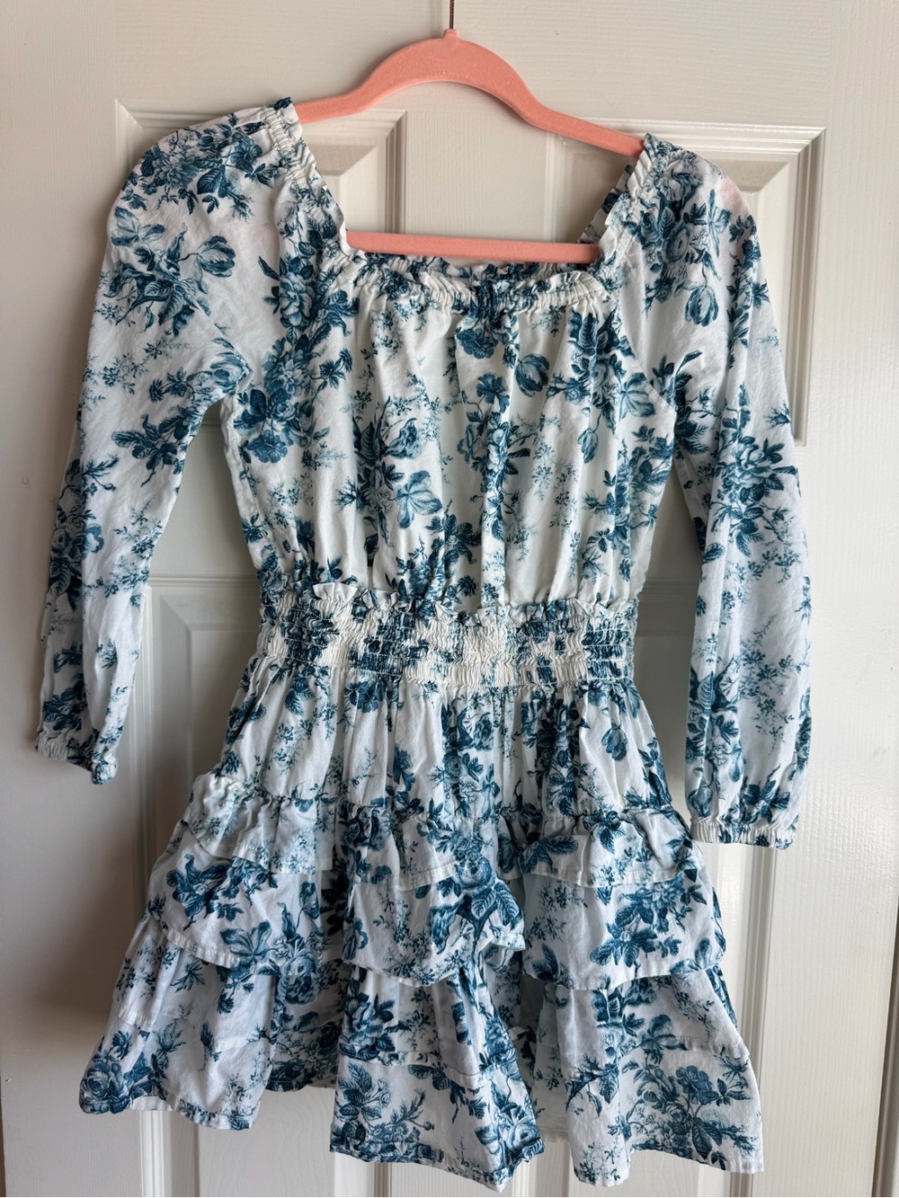 GAP Love Shack Fancy Floral Print - Smocked Waist, Tiered Skirt